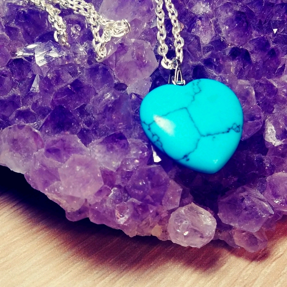 Turquoise Heart Necklace